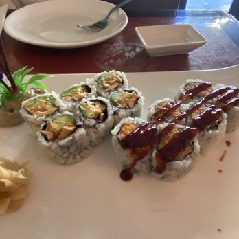 Sapporo - V7. Sweet Potato Avocado Roll, V12. Peanut Avocado Roll - Japanese Near Me - Brooklyn, New York