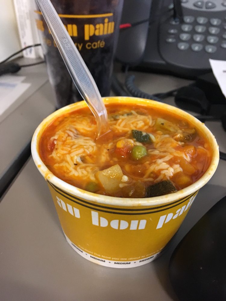 Vegetable soup and drink by abp Yelp
