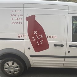 The cool delivery truck!