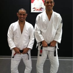Gracie Jiu Jitsu, Rancho Cucamonga - Ryron Gracie and Javier Vazquez after a Jiu Jitsu Seminar at Gracie Jiu Jitsu Rancho.