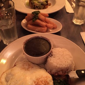 Yuca Bar - Yuca hash brown with shrimp. Yuca fries. Skirt steak and eggs - Latin American Near Me - New York, New York Yuca Bar - Yuca hash brown with shrimp. Yuca fries. Skirt steak and eggs - Latin American Near Me - New York, New York