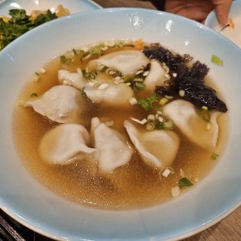 Mini Potstickers - Mushroom and fish dumpling soup - Chinese Near Me - San Francisco, California