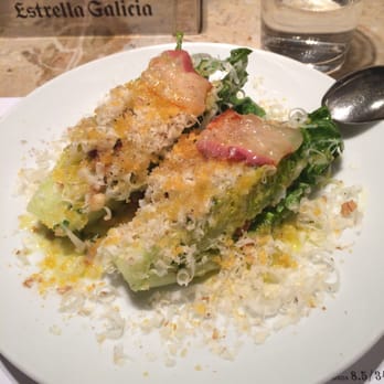 Barrafina - Gem lettuce and pancetta - not a lot of pancetta! - Spanish Near Me - London, XGL Barrafina - Gem lettuce and pancetta - not a lot of pancetta! - Spanish Near Me - London, XGL