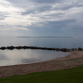 Baymont by Wyndham St. Ignace Lakefront - A Glimpse of The Spectacular view by the water ! - Hotels Near Me - Saint Ignace, Michigan