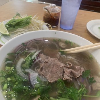 Pho Saigon - Pho Tai Bo Vien  (rare beef & meatball) - Vietnamese Near Me - Columbus, Georgia