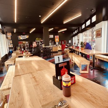 Dirty Birds - a restaurant with tables and chairs - Fast Food Near Me - Omaha, Nebraska Dirty Birds - a restaurant with tables and chairs - Fast Food Near Me - Omaha, Nebraska