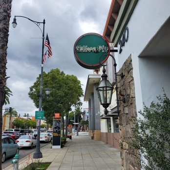Olive Pit Grill -  Brea - Olive Pit sign - Greek Near Me - Brea, California