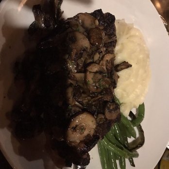 Mountain Top Resort - Strip steak with mushrooms - Resorts Near Me - Chittenden, Vermont Mountain Top Resort - Strip steak with mushrooms - Resorts Near Me - Chittenden, Vermont