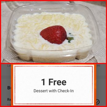 904 Saffron - Rice Pudding (Free when you check in on Yelp app) - Mediterranean Near Me