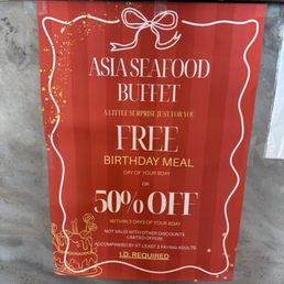Birthday deal