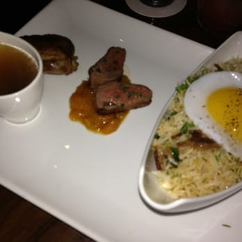 Morimoto Napa - Duck sampler entree - Japanese Near Me - Napa, California Morimoto Napa - Duck sampler entree - Japanese Near Me - Napa, California