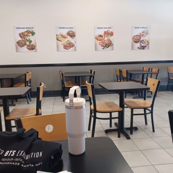 Joy Cook Grill - empty tables and chairs in a restaurant - Japanese Near Me - Ontario, California