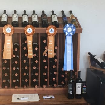 J. Rickards Winery - Some of many ribbons in the tasting room - Wine Tasting Room Near Me - Cloverdale, California J. Rickards Winery - Some of many ribbons in the tasting room - Wine Tasting Room Near Me - Cloverdale, California