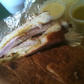 Caribbean Grill - A Cubano with sauces. - Caribbean Near Me - Arlington, Virginia