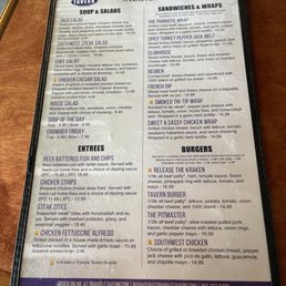 Menu front
