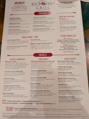 Menu photo 4 Red Fish Grill New Orleans, LA Menu photo 4 Red Fish Grill New Orleans, LA