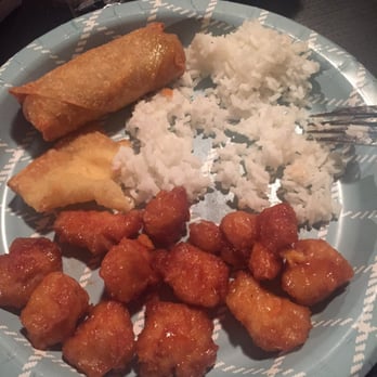 New Asian Kitchen - My Orange Chicken, Crab Puff, Egg Roll, with White Rice! Yum! - Chinese Near Me - Phoenix, Arizona New Asian Kitchen - My Orange Chicken, Crab Puff, Egg Roll, with White Rice! Yum! - Chinese Near Me - Phoenix, Arizona