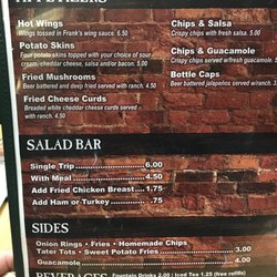 The Wolf at Tenkiller - Menu