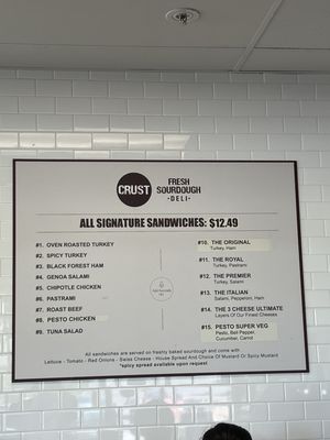 Menu photo 4 CRUST - Fresh Sourdough Deli Milpitas, CA Menu photo 4 CRUST - Fresh Sourdough Deli Milpitas, CA