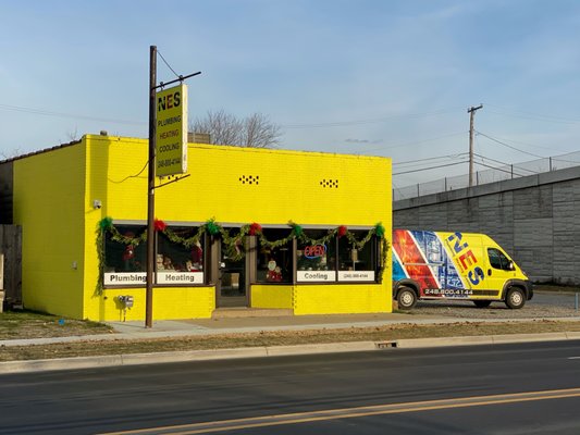 NES Plumbing Heating & Cooling Logo