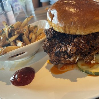 Yard House - Nashville Hot Chicken Sandwich - New American Near Me - San Jose, California Yard House - Nashville Hot Chicken Sandwich - New American Near Me - San Jose, California