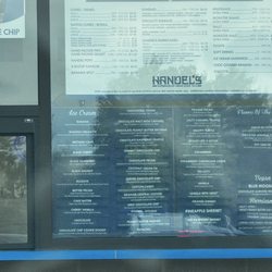 Handel's Homemade Ice Cream - The menu from this summer