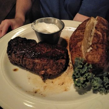 Simpson's Restaurant - a steak and a potato on a plate - American Near Me - Waupaca, Wisconsin