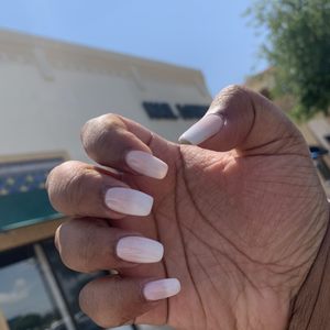 Photo of Nail Lounge - Irving, TX, United States. Ombré Nails (Dip powder)