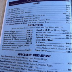 Lakeville Family Restaurant - Breakfast Menu