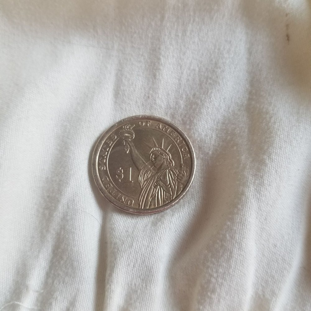 Jack in the Box - The dollar coin I got instead of a quarter. LOL - Burgers Near Me - Palmdale, California