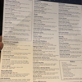 Copeland's - Menu - Cajun/Creole Near Me - Atlanta, Georgia