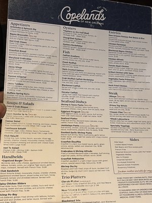 Menu photo 8 Copeland's Atlanta, GA