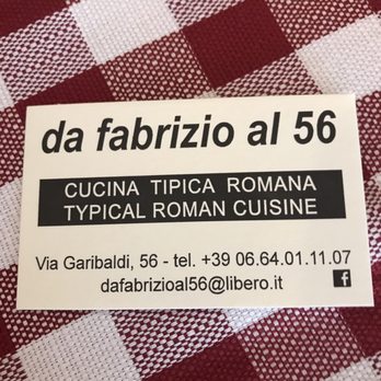 Da Fabrizio - Roman Near Me - Rome, RM Da Fabrizio - Roman Near Me - Rome, RM