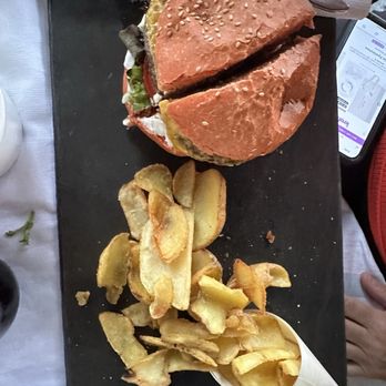 Scudieri - The burger. It smelled weird and tasted worse. I edible. - Desserts Near Me - Florence, FI