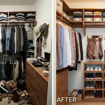 Barbs Best Clean - Closet organizing with customers materials - Home Cleaning Near Me Barbs Best Clean - Closet organizing with customers materials - Home Cleaning Near Me