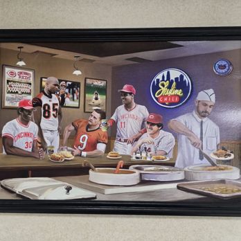 Skyline Chili - Cool picture of some great Ohio sports players in the Skyline Chili in Englewood, Ohio. - Salad Near Me - Englewood, Ohio Skyline Chili - Cool picture of some great Ohio sports players in the Skyline Chili in Englewood, Ohio. - Salad Near Me - Englewood, Ohio
