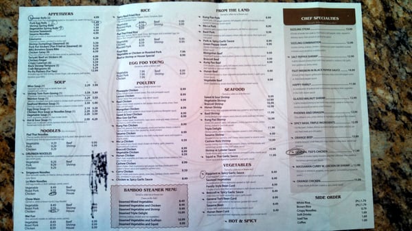Menu photo 1 Zen Garden Asian Restaurant Hebron, CT Menu photo 1 Zen Garden Asian Restaurant Hebron, CT
