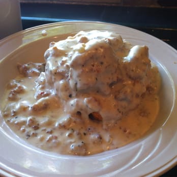 WheatFields Bakery Café - Half order of biscuits and gravy. - Bakeries Near Me - Lawrence, Kansas WheatFields Bakery Café - Half order of biscuits and gravy. - Bakeries Near Me - Lawrence, Kansas