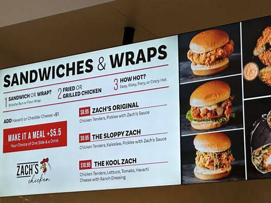 Menu photo 6 Zach's Chicken Costa Mesa, CA