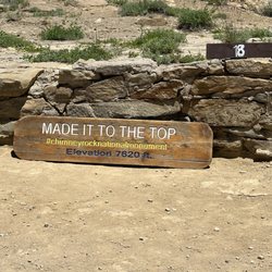 Chimney Rock National Monument - Viewing point at the top of the hike