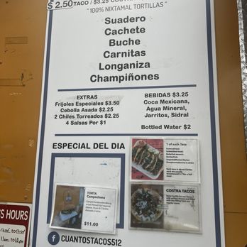 Cuantos Tacos - Mexican Near Me - Austin, Texas