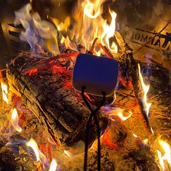 Off Grid Armory - Roasting Marsh Mellows at Off Grid Armory
