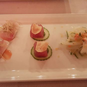 Marea - Yellowtail, cutter fish, and tuna - Italian Near Me - New York, New York Marea - Yellowtail, cutter fish, and tuna - Italian Near Me - New York, New York
