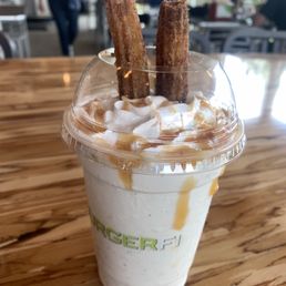 Churro milkshake