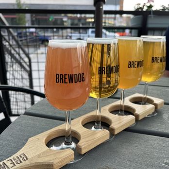 BrewDog - Beer flight - Beer Bar Near Me - Denver, Colorado