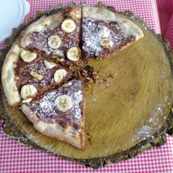 Kashaya's Portable Wood fired Pizza - Nutella & banana