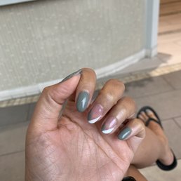 Right after my gel manicure and pedicure at the salon