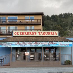 Exterior outside entrance of Guerrero's Taqueria - Pacifica, California Exterior outside entrance of Guerrero's Taqueria - Pacifica, California