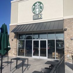 Starbucks - Starbucks storefront.
