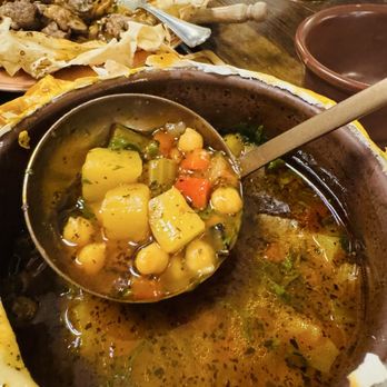 Ararate - The inside of the chickpea lamb stew, which was wonderful! - Restaurants Near Me - Lisbon, 11